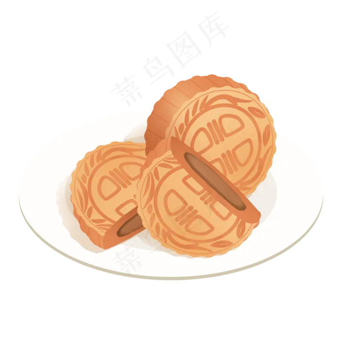 中秋节月饼吃月饼(2048X2048(DPI:300))psd模版下载