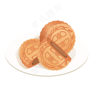 中秋节月饼吃月饼