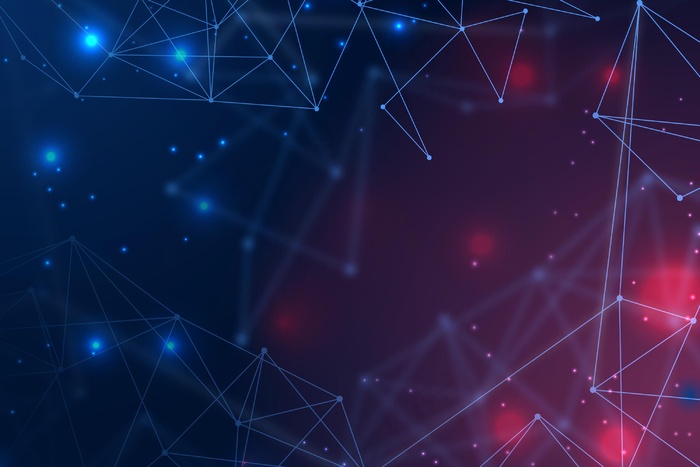 梯度网络连接背景