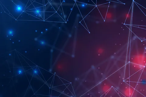 梯度网络连接背景