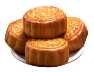 一盘月饼