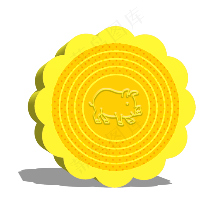 2019年猪年月饼可商用元素