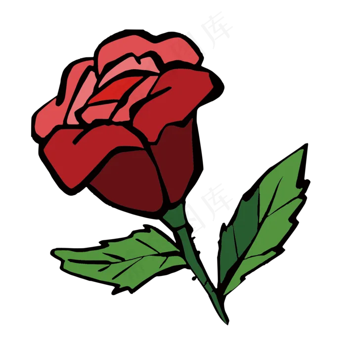 七夕情人节玫瑰花(2000X2000(DPI:300))psd模版下载