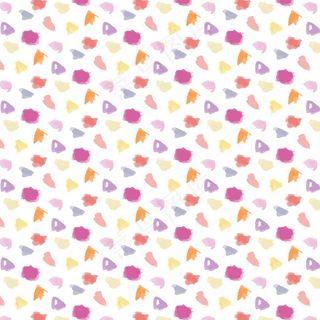 水彩手绘圆点图案