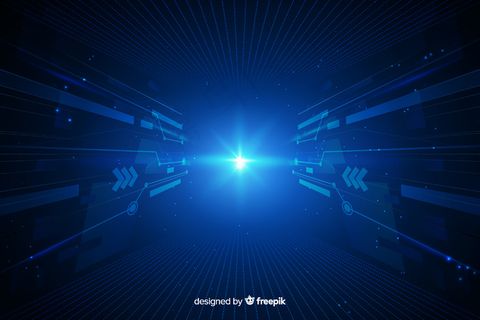 暗背景数字光隧道