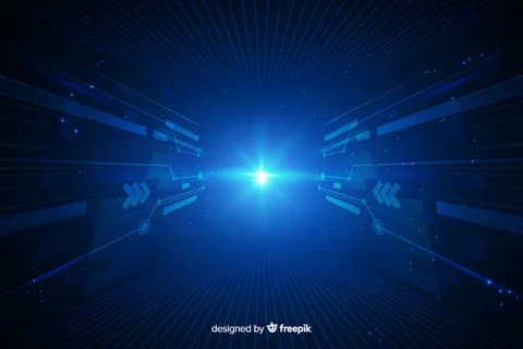 暗背景数字光隧道