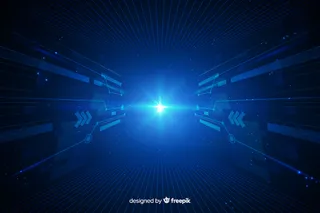 暗背景数字光隧道