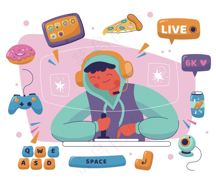 游戏流光概念元素