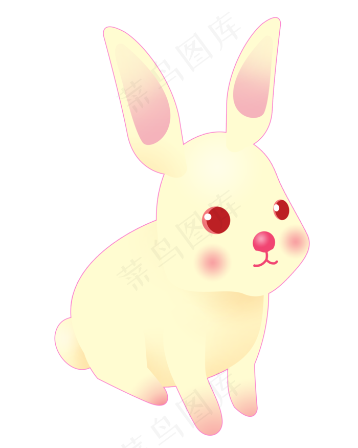黄色中秋玉兔(2000X2500(DPI:300))psd模版下载