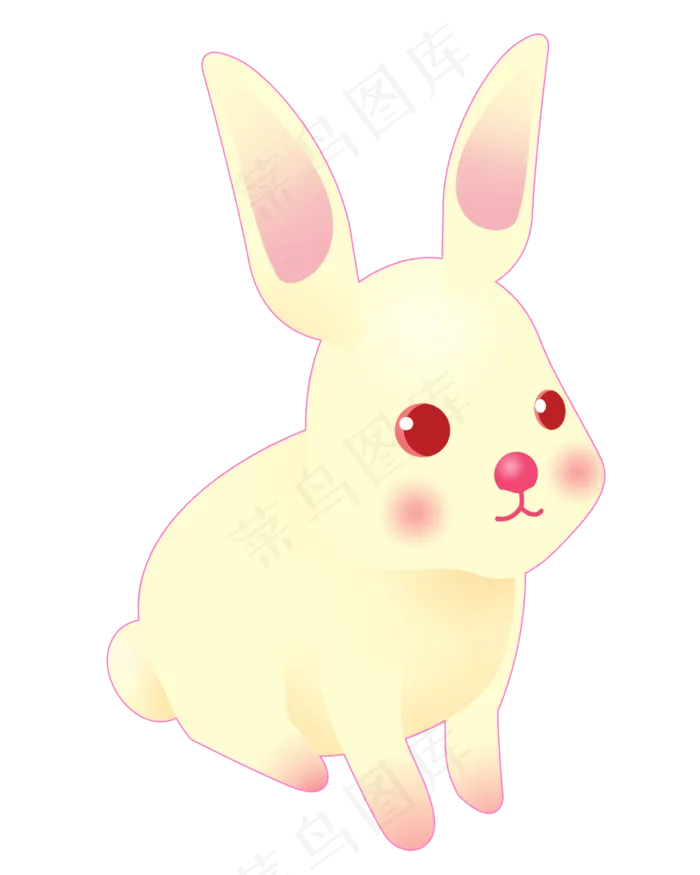 黄色中秋玉兔(2000X2500(DPI:300))psd模版下载