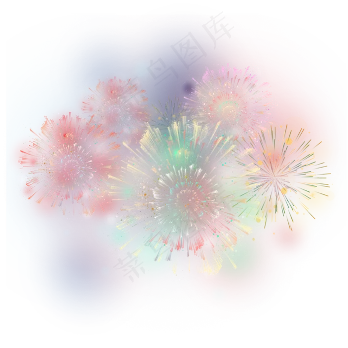 节日庆典喜庆烟花爆竹(2000X2000(DPI:300))psd模版下载