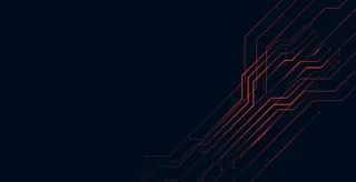 数字红色线路技术背景设计