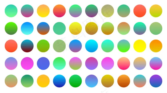 丰富多彩的渐变色 丰富多彩的渐变色