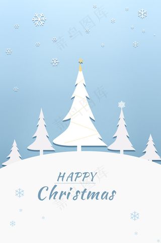 卡通圣诞节贺卡模版