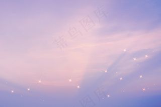 紫色星空图案闪耀图像背景