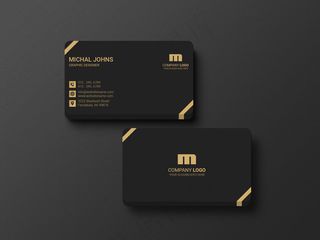 名片模型样机前视图堆叠卡