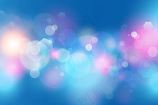 背景是冷色调的闪光尘埃