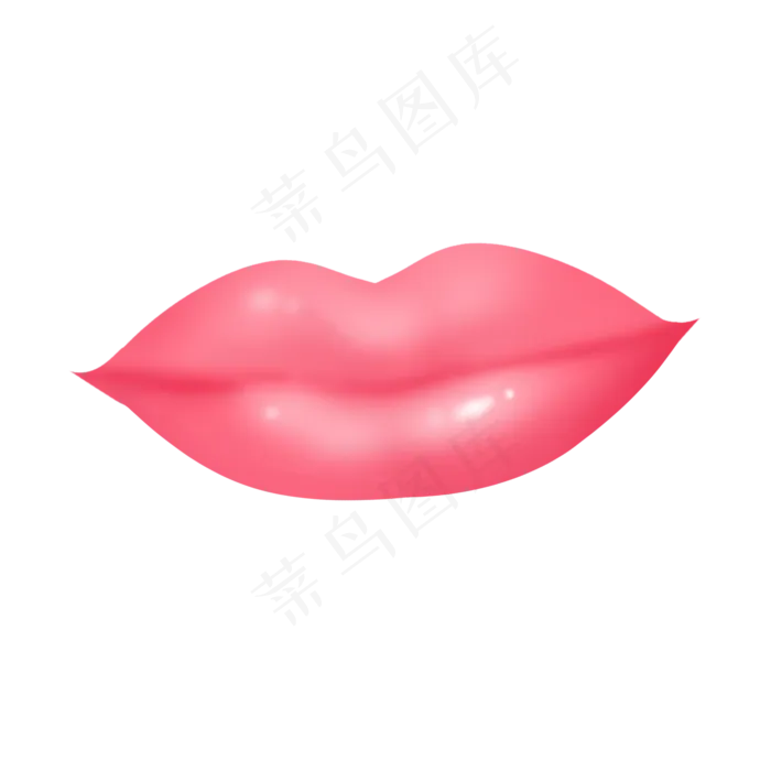 粉红色七夕节唇印(2000X2000(DPI:300))psd模版下载