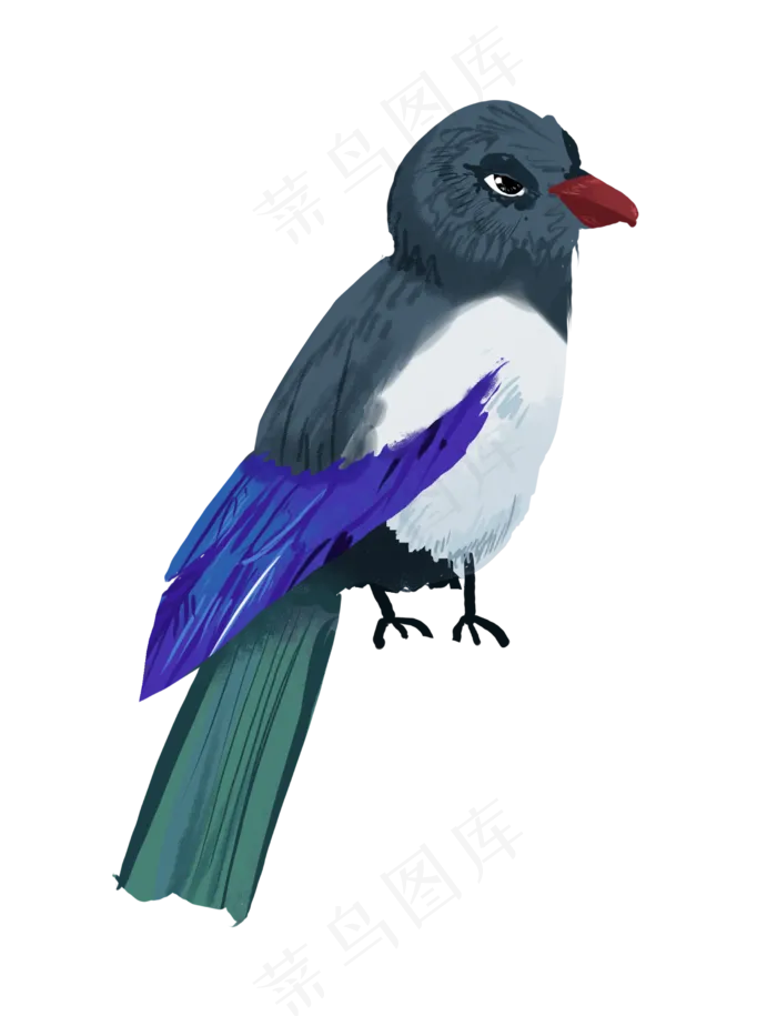 七夕可爱小鸟(2480X3243(DPI:300))psd模版下载
