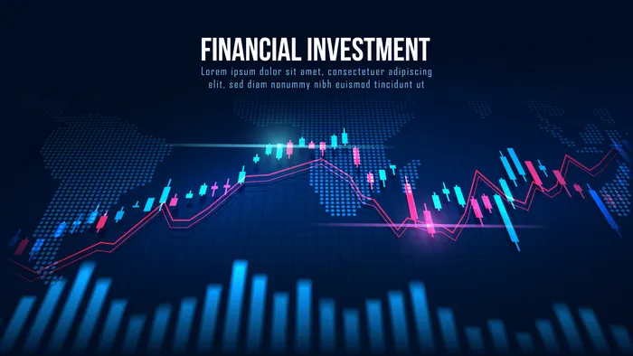 世界地图以图形化的未来概念适合金融投资或经济趋势的商业理念和所有艺术作品的设计。抽象财务背景