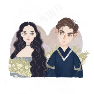 情人节七夕韩式情侣美颜纯洁甜蜜