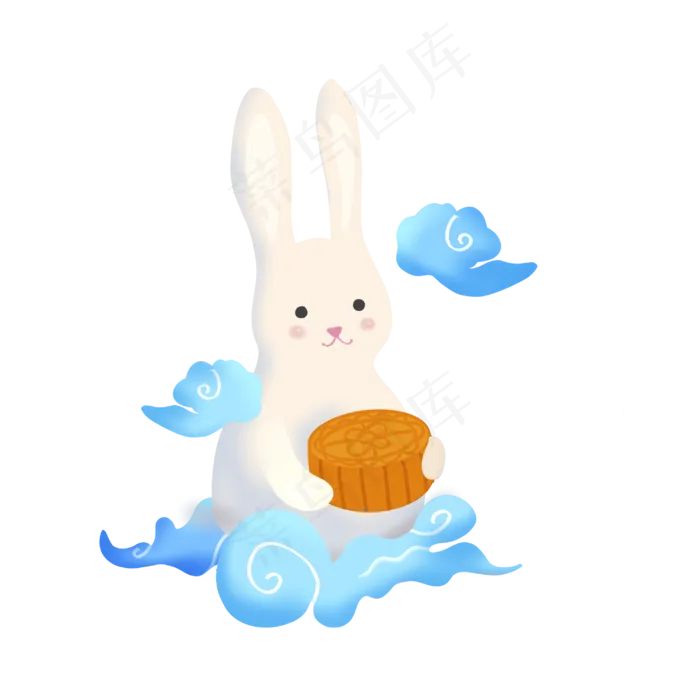 玉兔月饼(3000X3000(DPI:300))psd模版下载