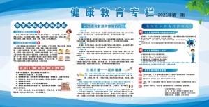 健康教育专栏2021第一期  