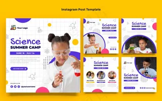 平面设计科学模板