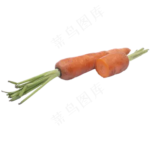 新鲜的胡萝卜