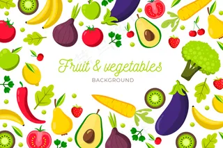 果蔬背景设计
