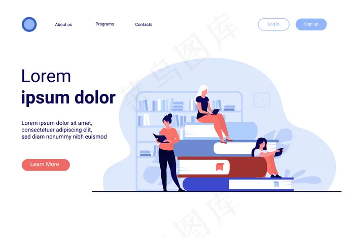 读者观eps,ai矢量模版下载