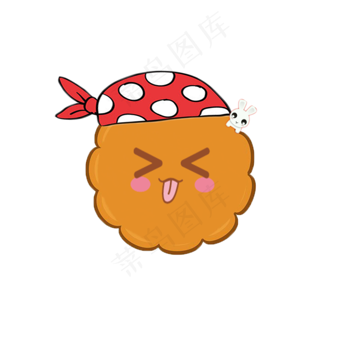 中秋节调皮月饼可商用元素(2000X2000(DPI:72))psd模版下载