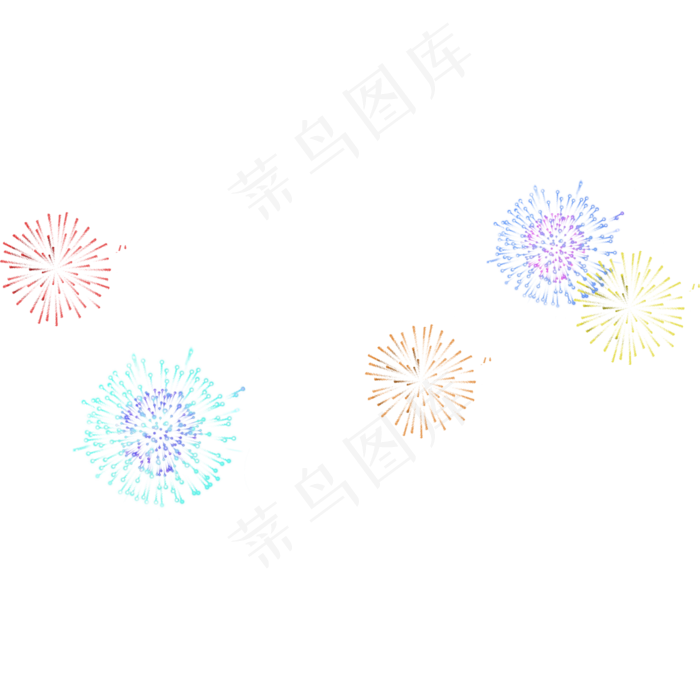 绚丽烟花(2000X2000)