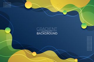 渐变抽象背景蓝绿黄风格