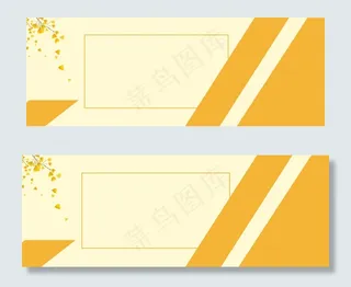 秋季淘宝女装上新大促黄色banner