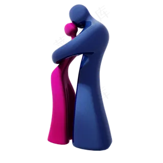 拥抱的情人png图