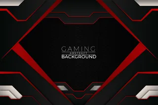 未来游戏背景红色风格