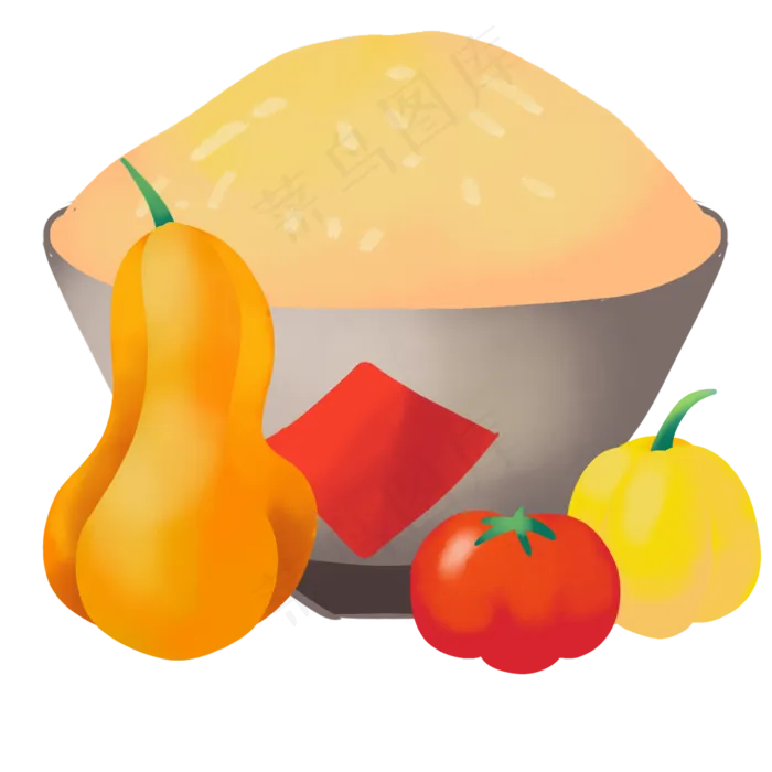 秋季丰收农作物蔬菜(2000X2000(DPI:300))psd模版下载