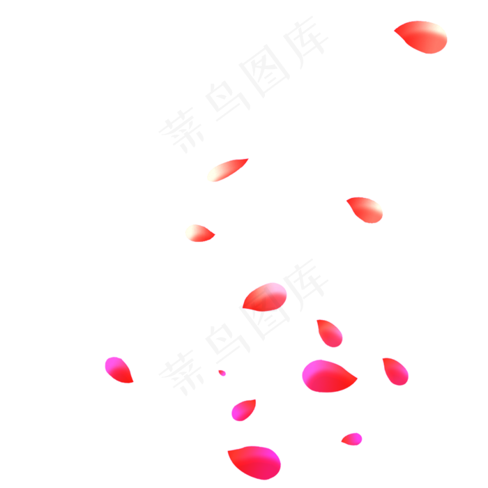 中秋节红粉色漂浮花朵(2000X2000(DPI:300))psd模版下载