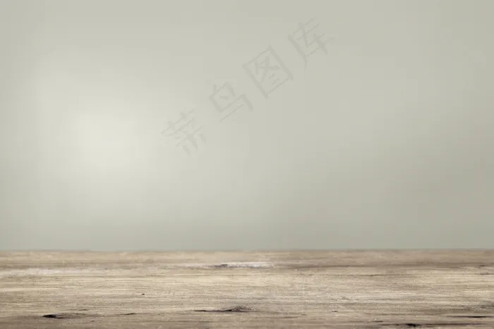木地板产品背景的纯米色墙