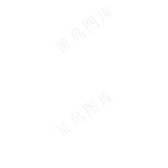 中秋节剪影白色兔子(4167*4167px 300 dpi )ai矢量模版下载