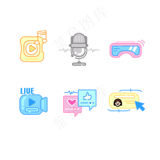 直播图标