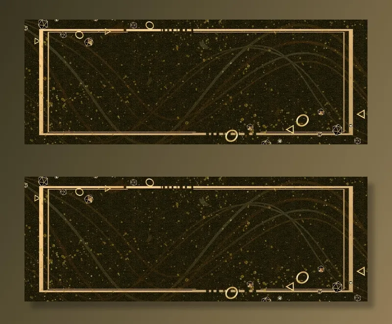 双十一购物节扁平黑色banner(1920*700px 	       )psd模版下载