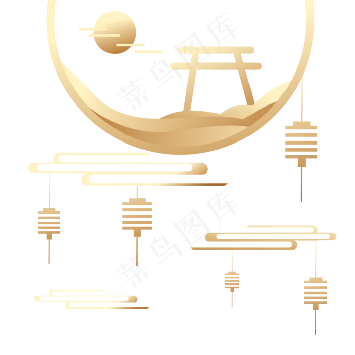 中国风花灯底纹(2000X2000(DPI:96))psd模版下载