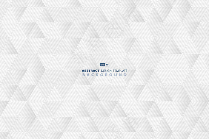 抽象线技术图案三角形商业设计背景。eps,ai矢量模版下载