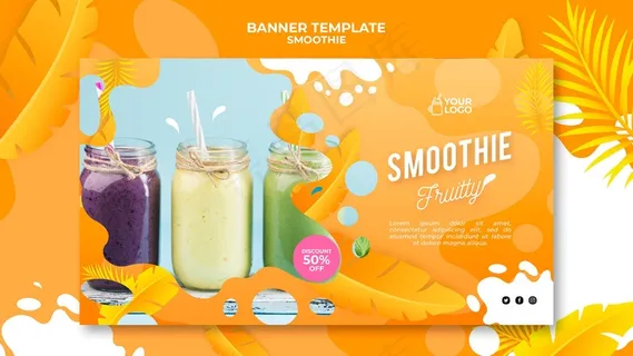 Smoothie banner概念 Smoothie banner概念