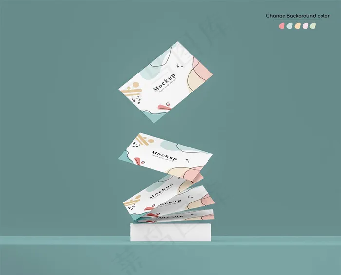 名片样机图片psd模版下载