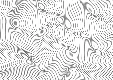 抽象的黑色波浪,白色背景上的细曲线图案和纹理。 抽象的黑色波浪,白色背景上的细曲线图案和纹理。