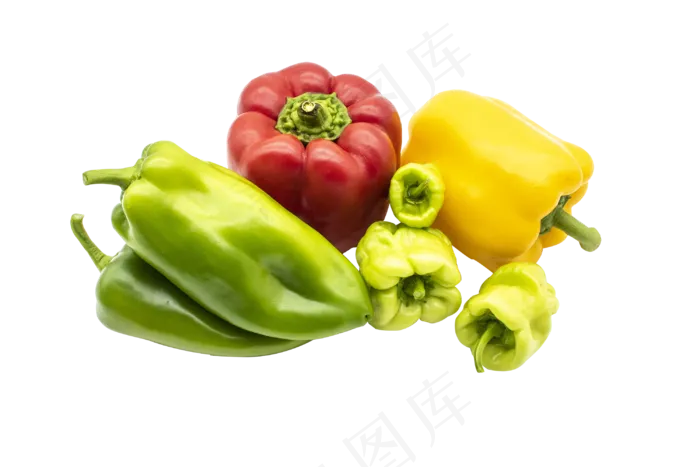 绿色菜椒蔬菜(3000*2000px 300 dpi )