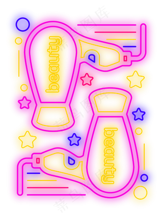 电商美发美妆装饰促销